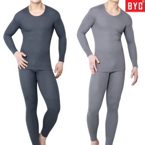BYC 남성 보온 관절덧댐 내의 에어메리 3중 순면 내복_이미지
