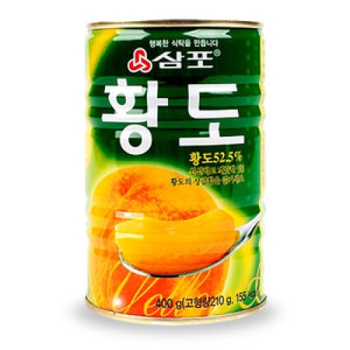 삼포 황도 슬라이스 400g (1개)_이미지
