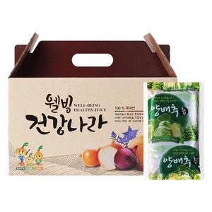 무안황토골농원 웰빙건강나라 양배추즙 100ml 100포 (1개)