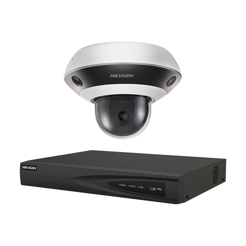 HIKVISION 파노라믹 DS-2PT33 STCOM + Pro Series DS-7604NI STCOM (녹화기 + 카메라 1개)_이미지