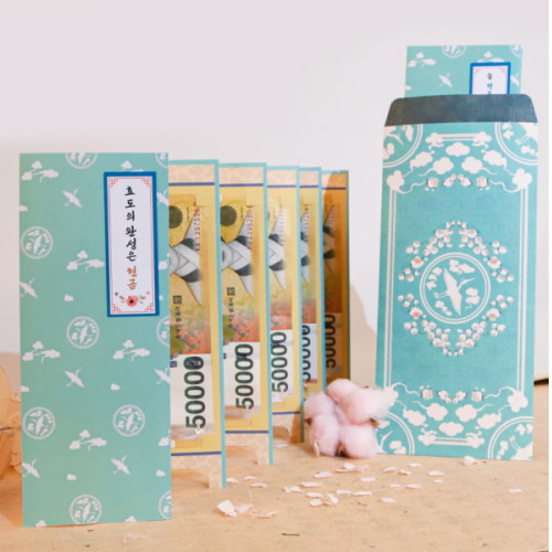갓샵 고려청자 병풍 용돈 봉투_이미지