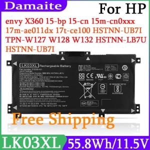 HP 엔비 X360 용 LK03XL L09281-855 배터리 15m-cnxxxx 15m-bp1xx 17m-ae011dx 01 LK0.._이미지