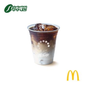 맥도날드 맥도날드 디카페인 아이스 카페라떼 (시럽없음) Medium_이미지