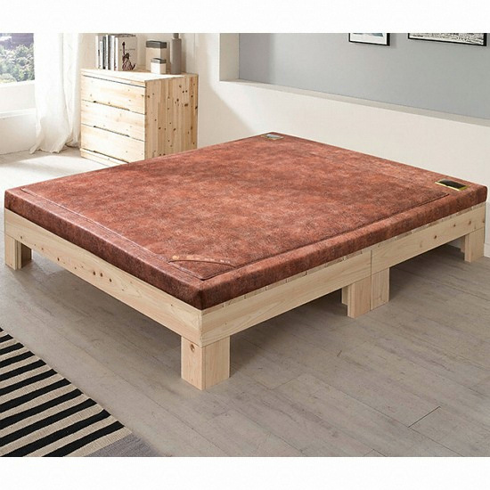 알로 편백나무 원목 평상형 흙침대 Q