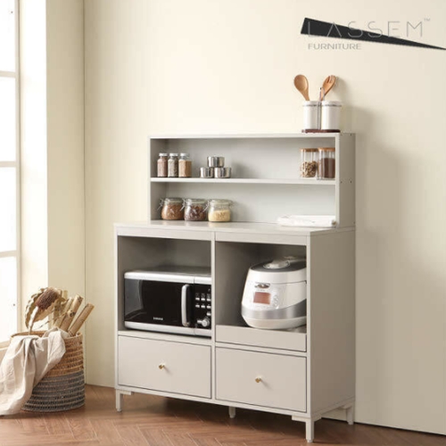 라샘 프란츠 슬라이딩 렌지대 상하부장 세트 1000_이미지