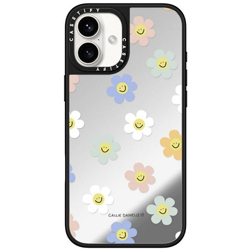 CASETIFY 아이폰16 플러스 해피 데이지 미러 케이스 (해외구매)
