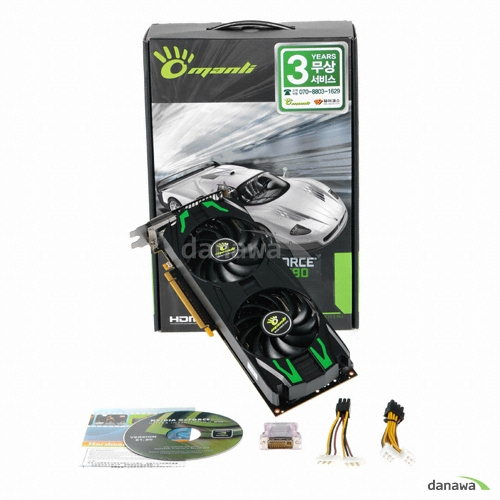 MANLI 지포스 GTX780 Twin Storm OC D5 3GB_이미지