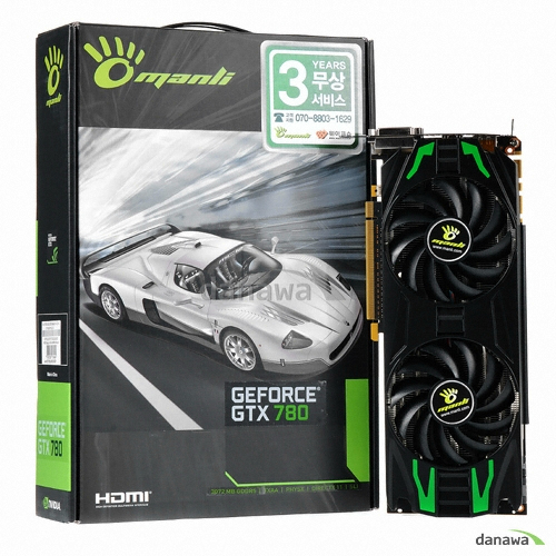 MANLI 지포스 GTX780 Twin Storm OC D5 3GB_이미지