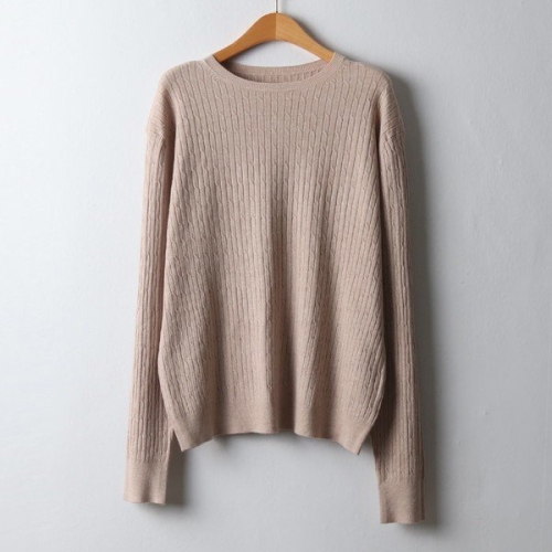 아이우먼 꽈배기니트긴팔티셔츠 APJ320M410 빅사이즈