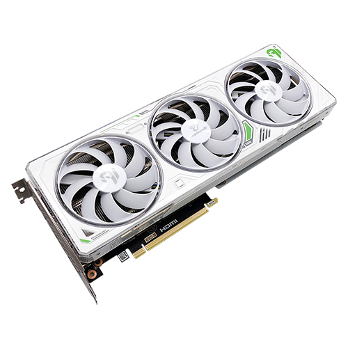 MANLI 지포스 RTX 4070 SUPER Polar Fox D6X 12GB White_이미지