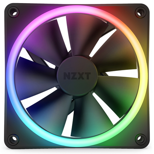 NZXT F120 RGB DUO 브라보텍 (컨트롤러/3팩, 매트블랙)_이미지