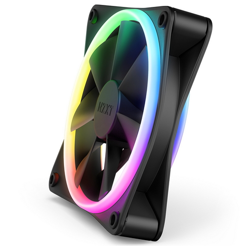 NZXT F120 RGB DUO 브라보텍 (컨트롤러/3팩, 매트블랙)_이미지