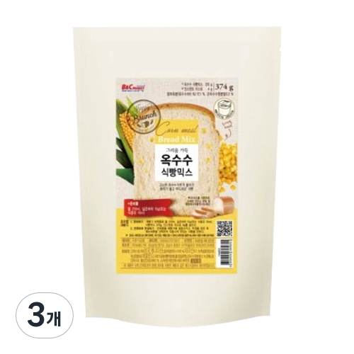 그리움 가득 옥수수 식빵믹스 374g 3개