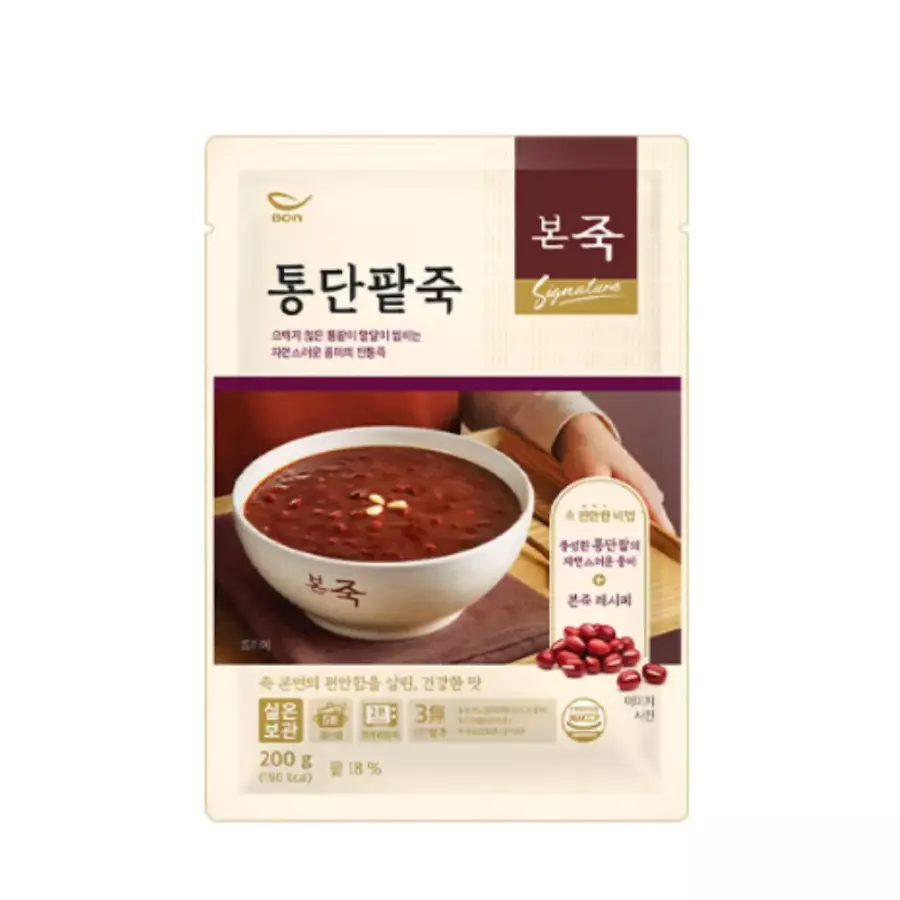 본죽 통단팥죽 200g (5개)_이미지