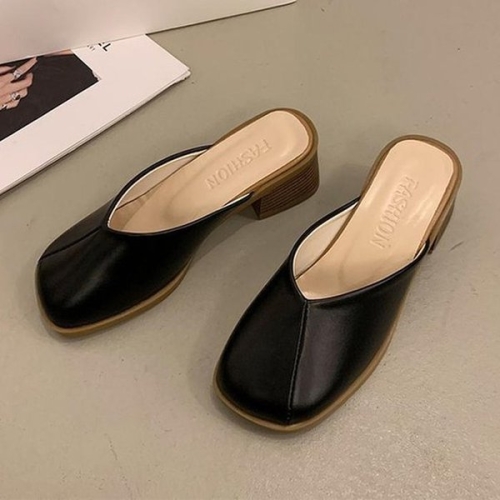 라일리 Rly CC504 LK-F66 / 3컬러 여성 미들힐 블로퍼 44096621