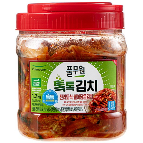 풀무원 톡톡 전라도식 썰어담은김치 1.2kg