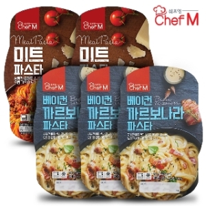 투움바 파스타 3팩+베이컨 까르보나라 파스타 2팩