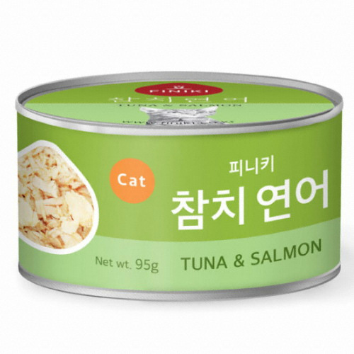 피니키 캣 참치+연어 95g