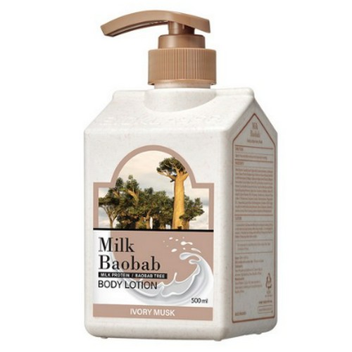 밀크바오밥 바디로션 아이보리머스크 500ml (8개)
