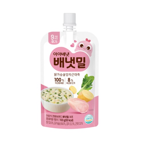 아이배냇 배냇밀 후기 닭가슴살감자근대죽 100g (3개)_이미지