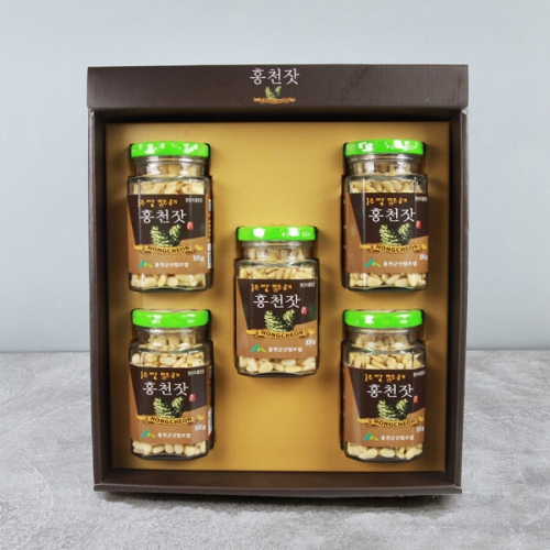 친환경팔도 홍천 백잣 선물세트 500g