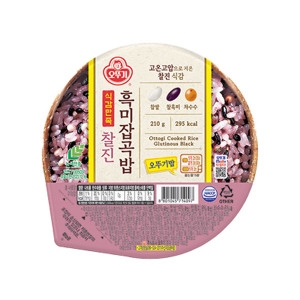 오뚜기 식감만족 찰진 흑미잡곡밥 210g (3개)