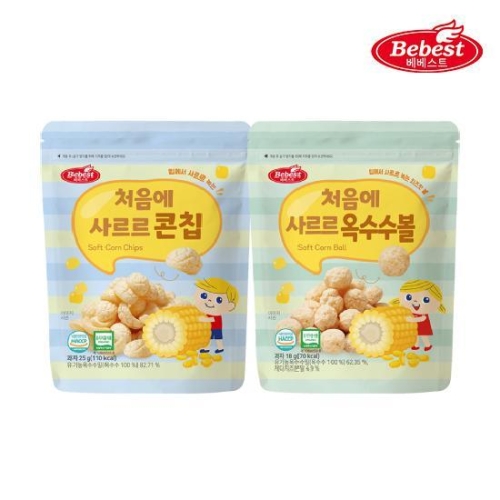 처음에 사르르 콘칩+옥수수볼 2종
