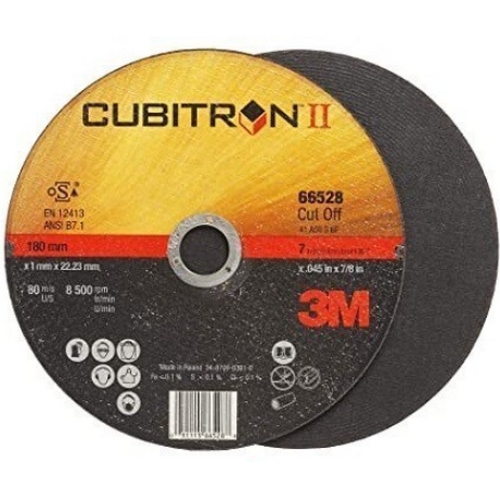 3M 7인치 큐비트론Ⅱ 절단석 PN66528 (20개)