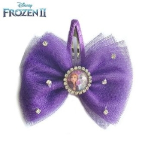 겨울왕국2 똑딱핀 진퍼플 리본큐빅 WFJKGZ0