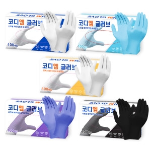 [불명] 코디엠글러브 니트릴장갑 3.5g (100개)