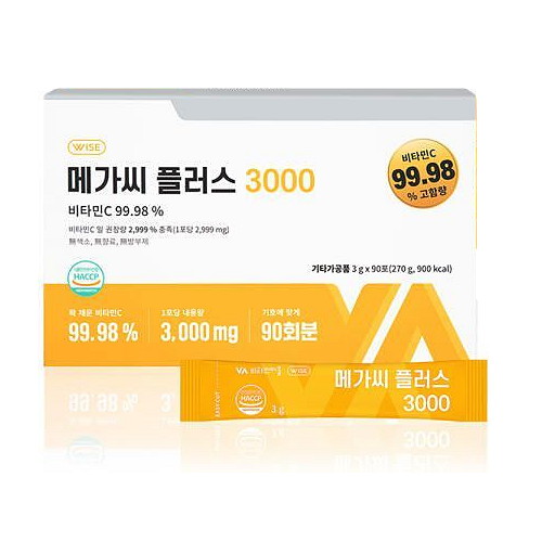 비타민마을 메가씨 플러스 3000 3g 90포 (2개)