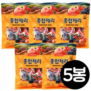 [불명] 일광 종합제리 280gx5개 과일맛젤리 종합젤리 사탕_이미지