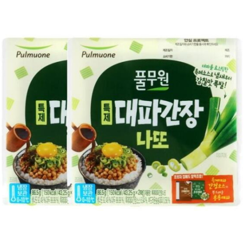 풀무원 특제 대파간장 나또 86.5g (2개)_이미지