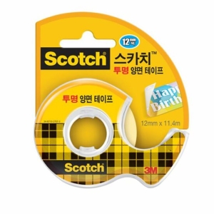 3M 스카치 투명양면테이프 137 12mm x 11.4m