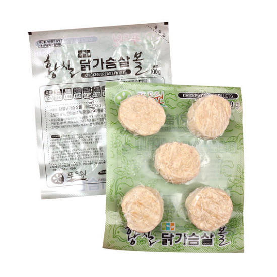 황칠 닭가슴살 볼 100g
