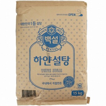 백설 하얀<b>설탕</b> 15kg