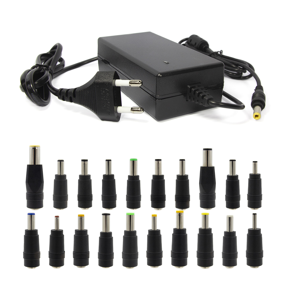 HDTOP 국산 12V 5A 모니터 일체형 어댑터 (HT-AD092 / 20종 젠더)_이미지