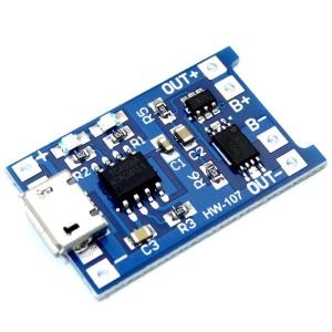 마이크로 B 리튬 배터리 충전기 모듈 보드 기능 포함 MT3608 2A DC-DC 스텝 업 컨버터 5V 18650 TP4056