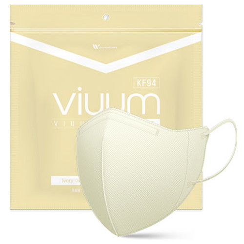 푸름웰니스 비움 디럭스 KF94 소형 아이보리 25개입 (100개)