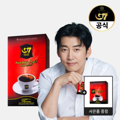 퓨어블랙 라이트 0.9g 110개입