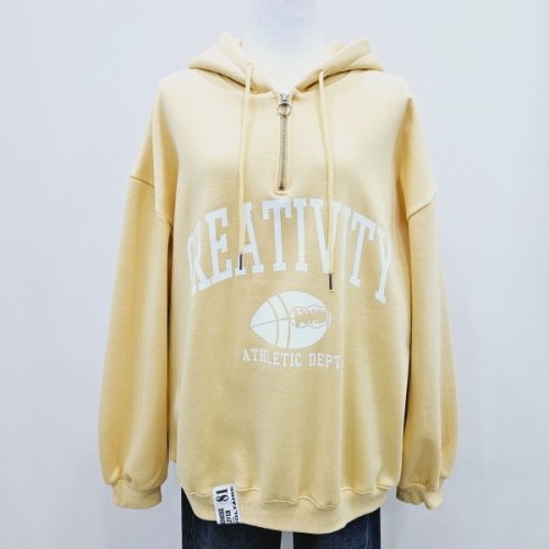  포커스 기모볼보이후드티 FW3K7TS0377YE