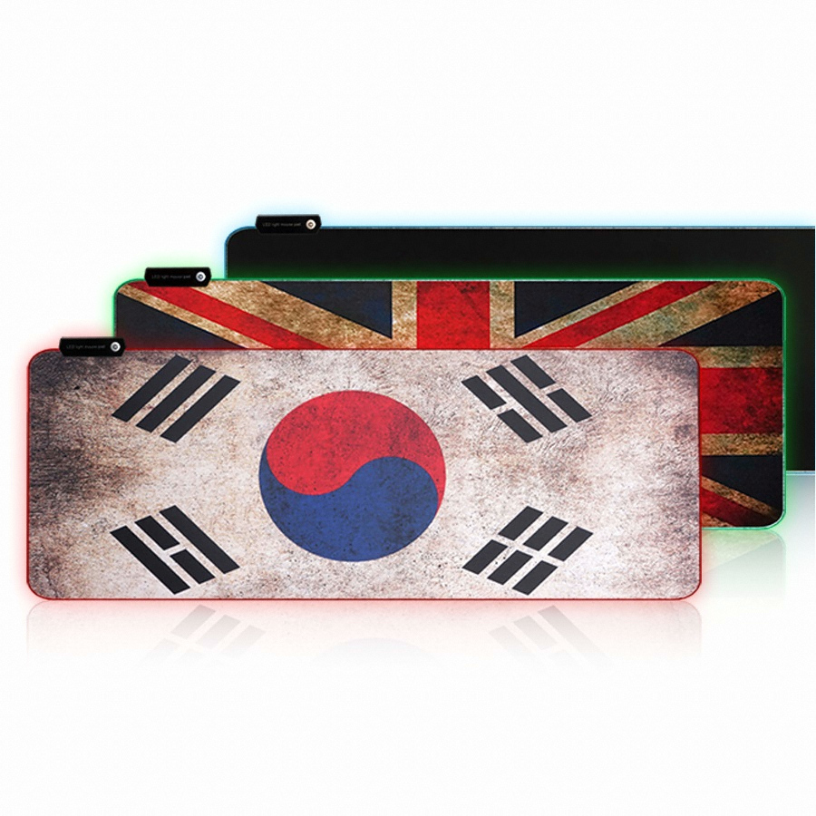 지클릭커 G-TRACTER G5RGB-3 RGB LED 게이밍 장패드 [무지]