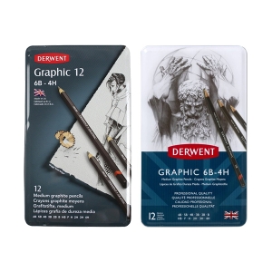 더웬트 그래픽 연필세트 스케칭 12본 (DE34214)