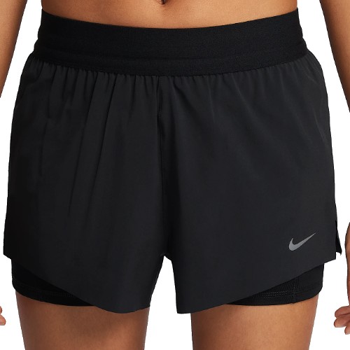 나이키 스위프트 드라이 핏 미드라이즈 투인원 러닝 쇼츠 HJ5377-010 (병행)