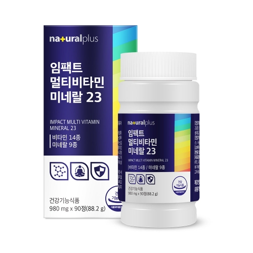 내츄럴플러스 임팩트 멀티비타민 미네랄 23 90정 (6개)
