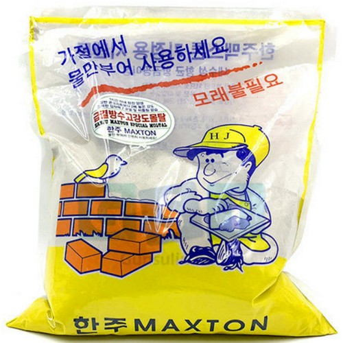 한주 급결 방수 고강도 몰탈 시멘트 3kg (1개)_이미지