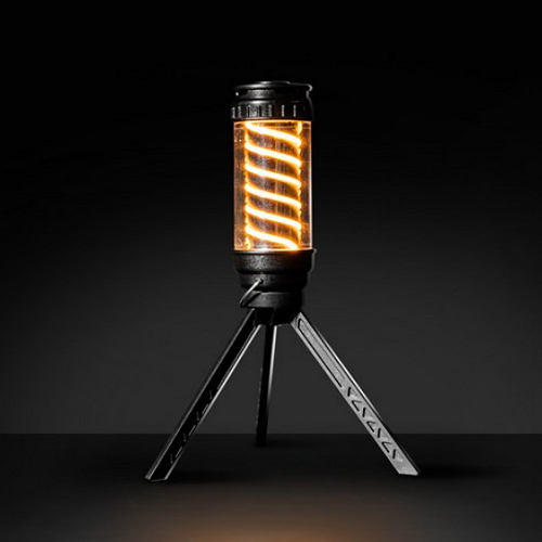 로티캠프 2in1 쉐이드 캠핑 랜턴 LED 충전식 조명 작업등 (블랙)_이미지