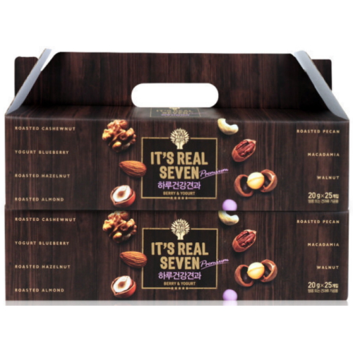 잇츠리얼넛츠 리얼세븐 하루건강견과 프리미엄 선물세트 20g 25개입 (2개)_이미지