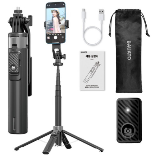 바우아토 블루투스 셀카봉삼각대 (정품)_이미지