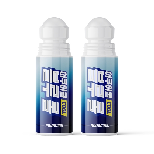 아쿠아쿨 리커버리 젤 아쿠아쿨 블루 롤 100ml-2EA